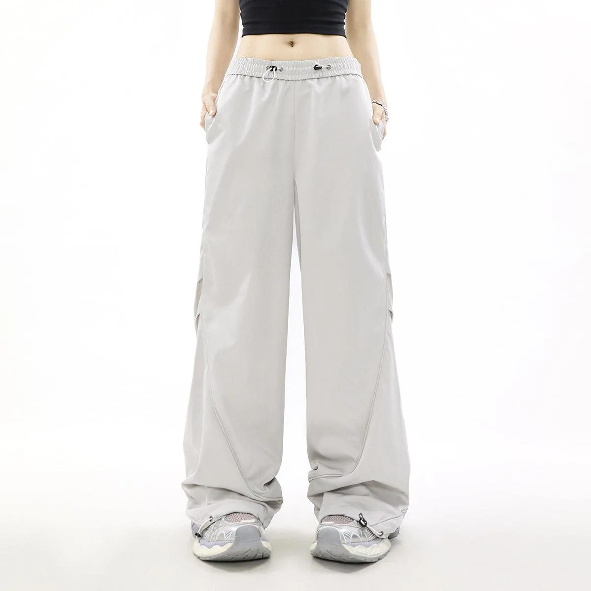 Drawstring Detailed Loose Casual Pants