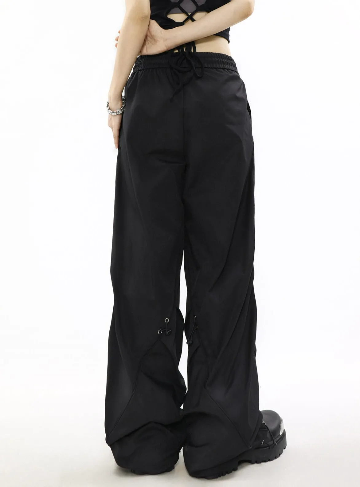 Drawstring Detailed Loose Casual Pants