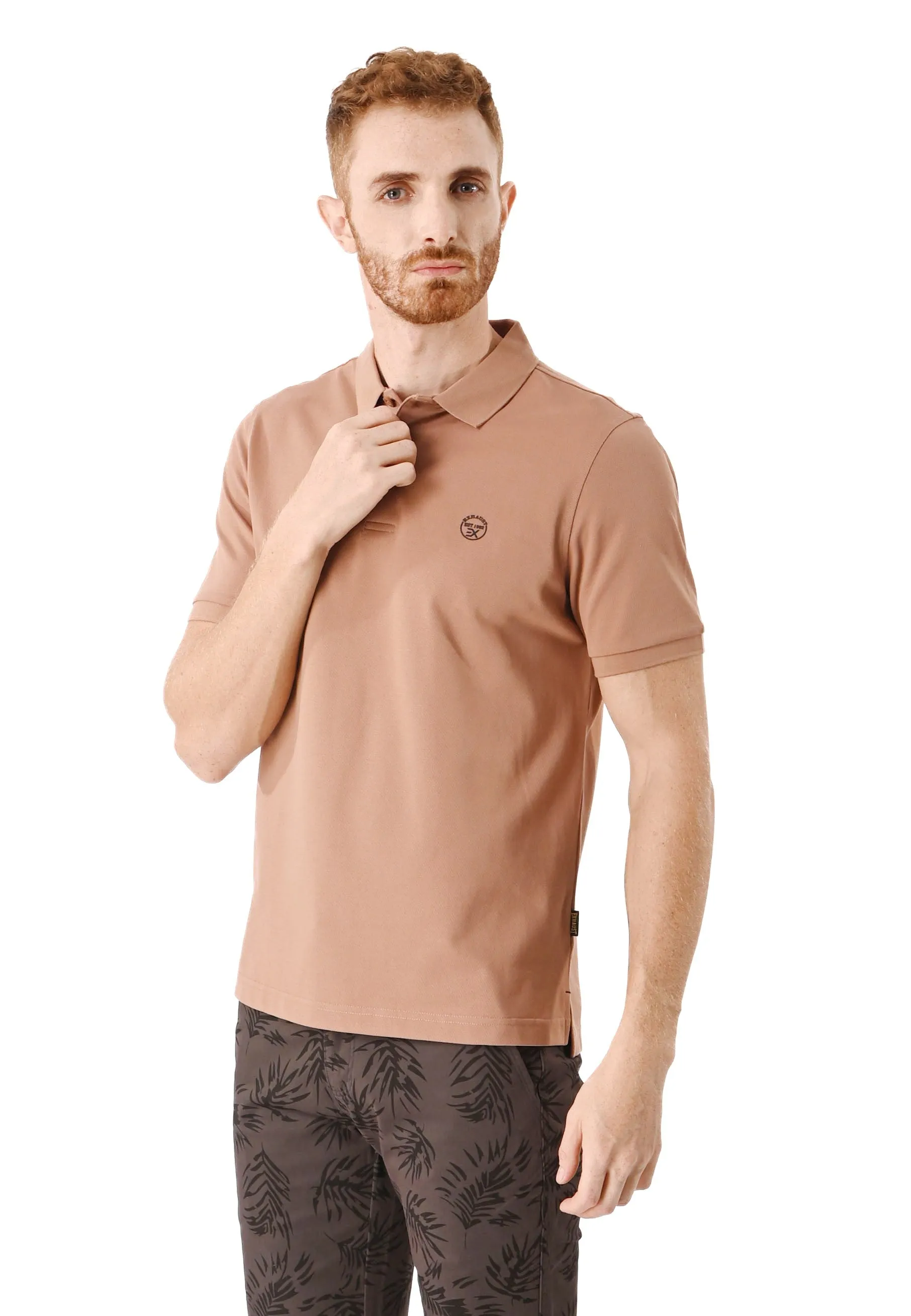 EXHAUST Mens Polo T-Shirt [Slim Fit] 1473