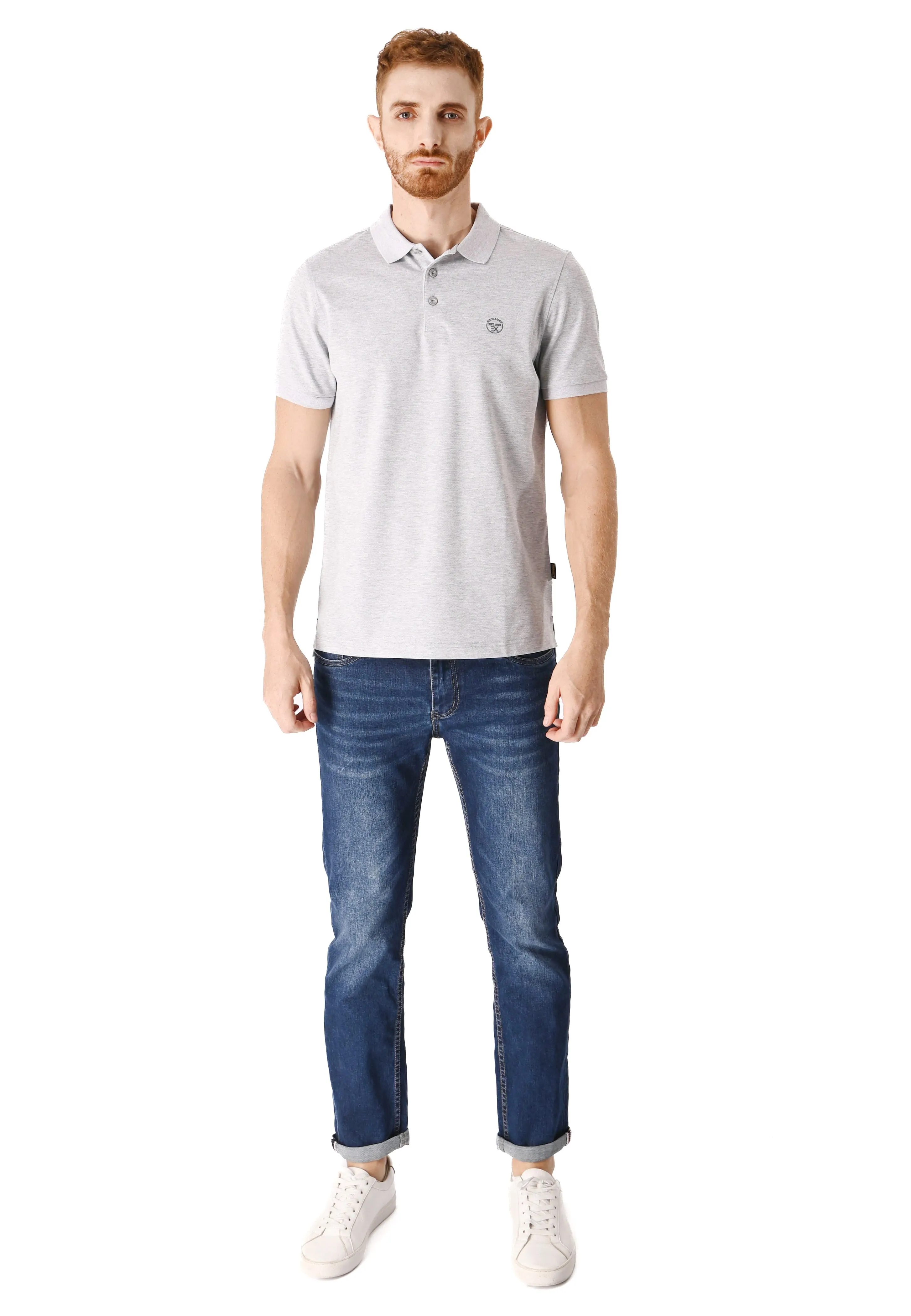 EXHAUST Mens Polo T-Shirt [Slim Fit] 1473