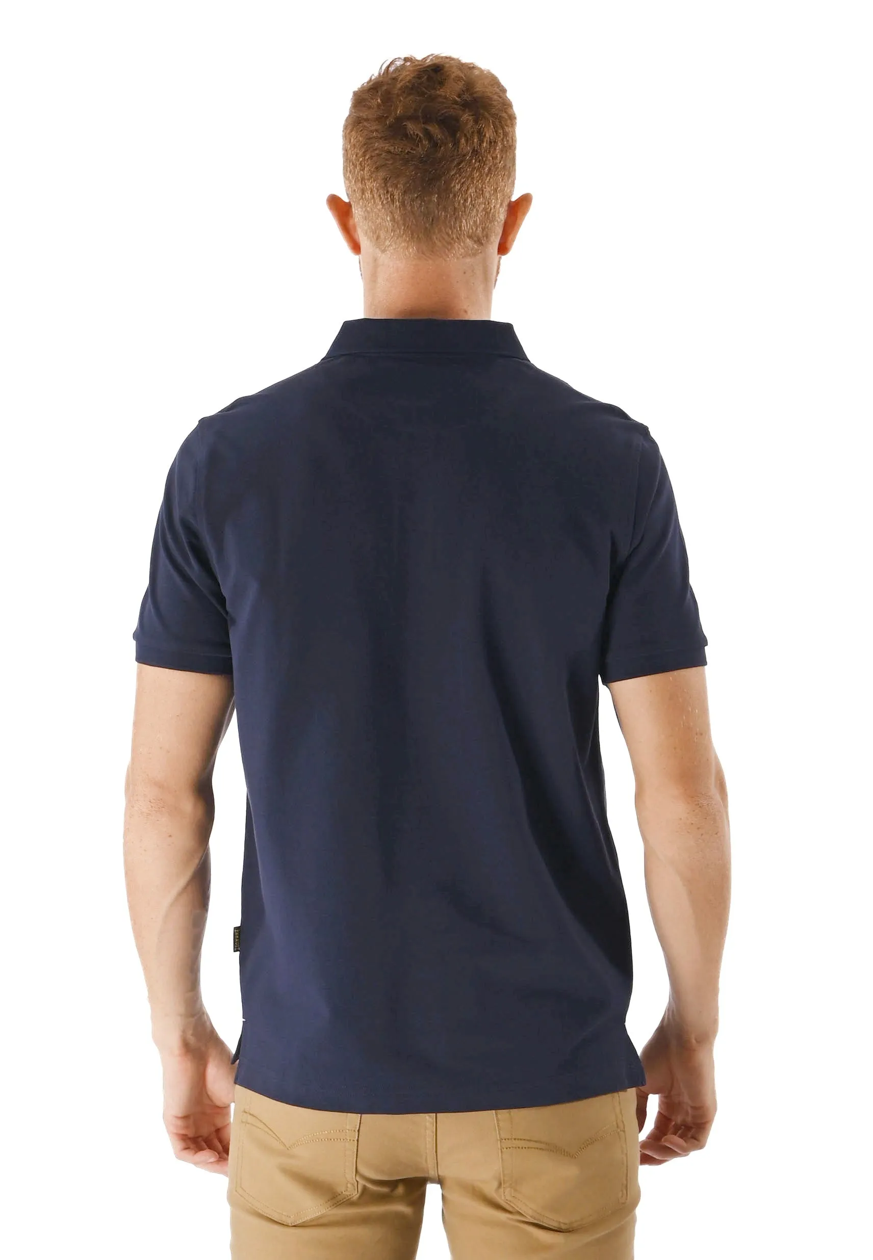 EXHAUST Mens Polo T-Shirt [Slim Fit] 1473