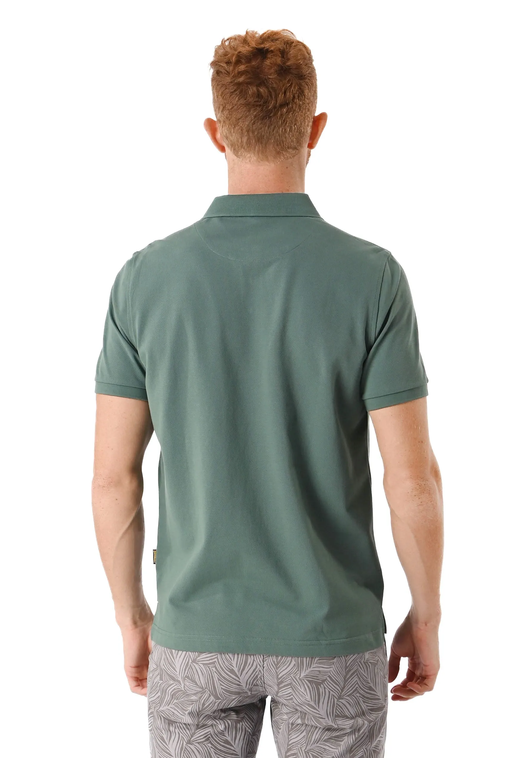 EXHAUST Mens Polo T-Shirt [Slim Fit] 1473