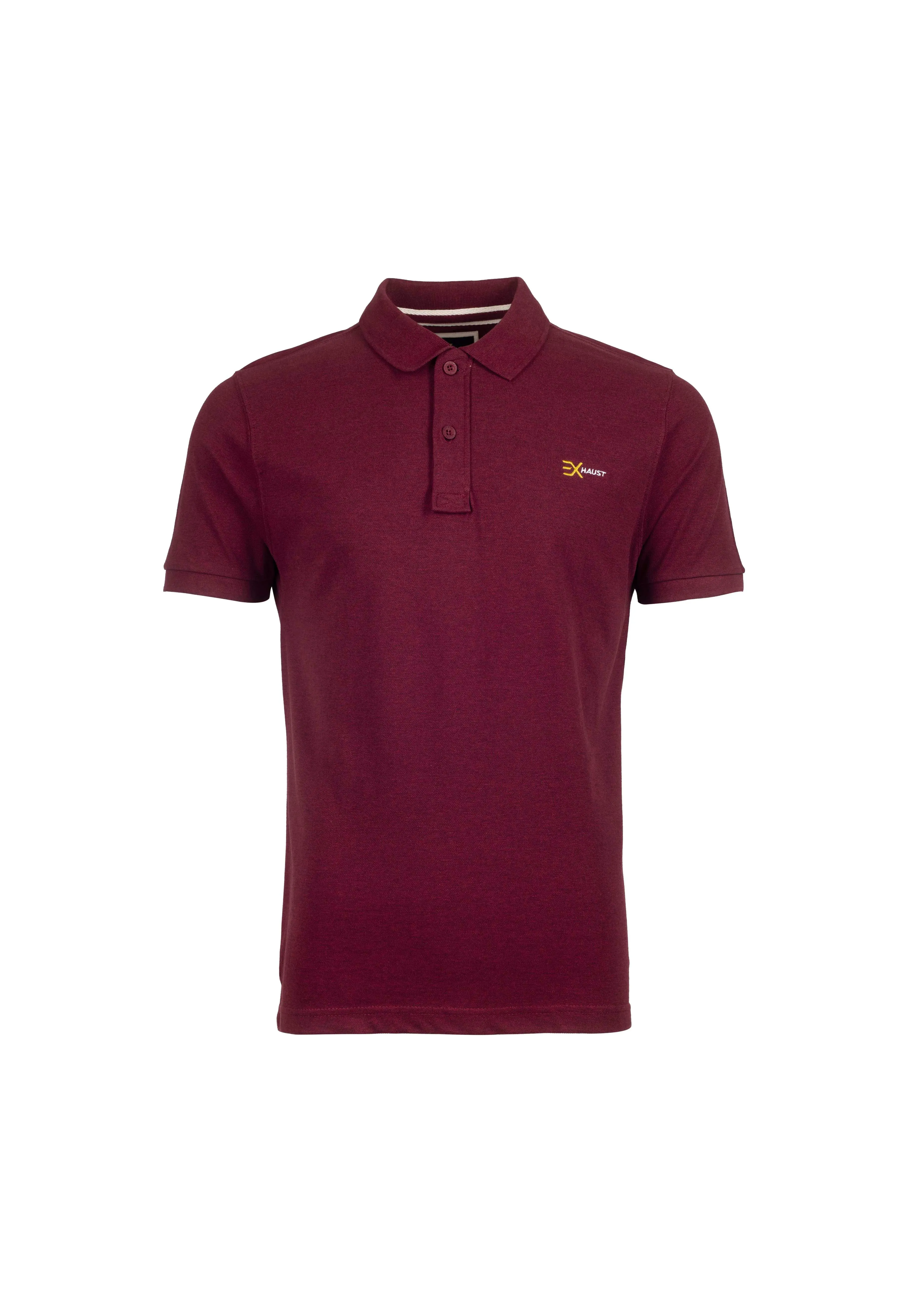 EXHAUST Plain Polo T-Shirt [Slim Fit] 1319