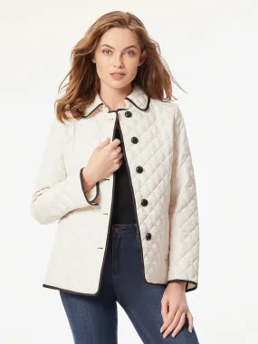 Five-Button Quilted Jacket