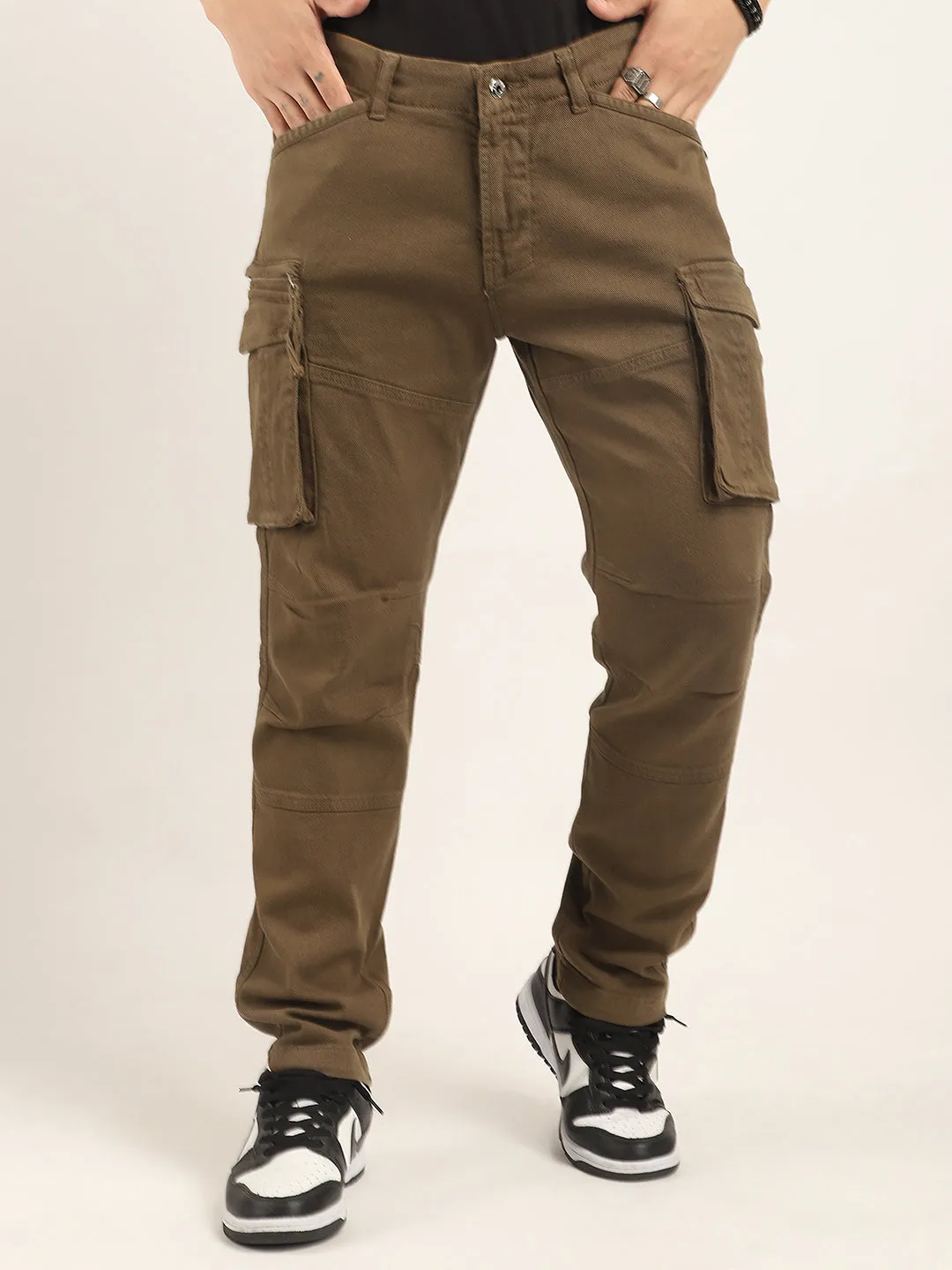 Glory Brown Denim Cargo