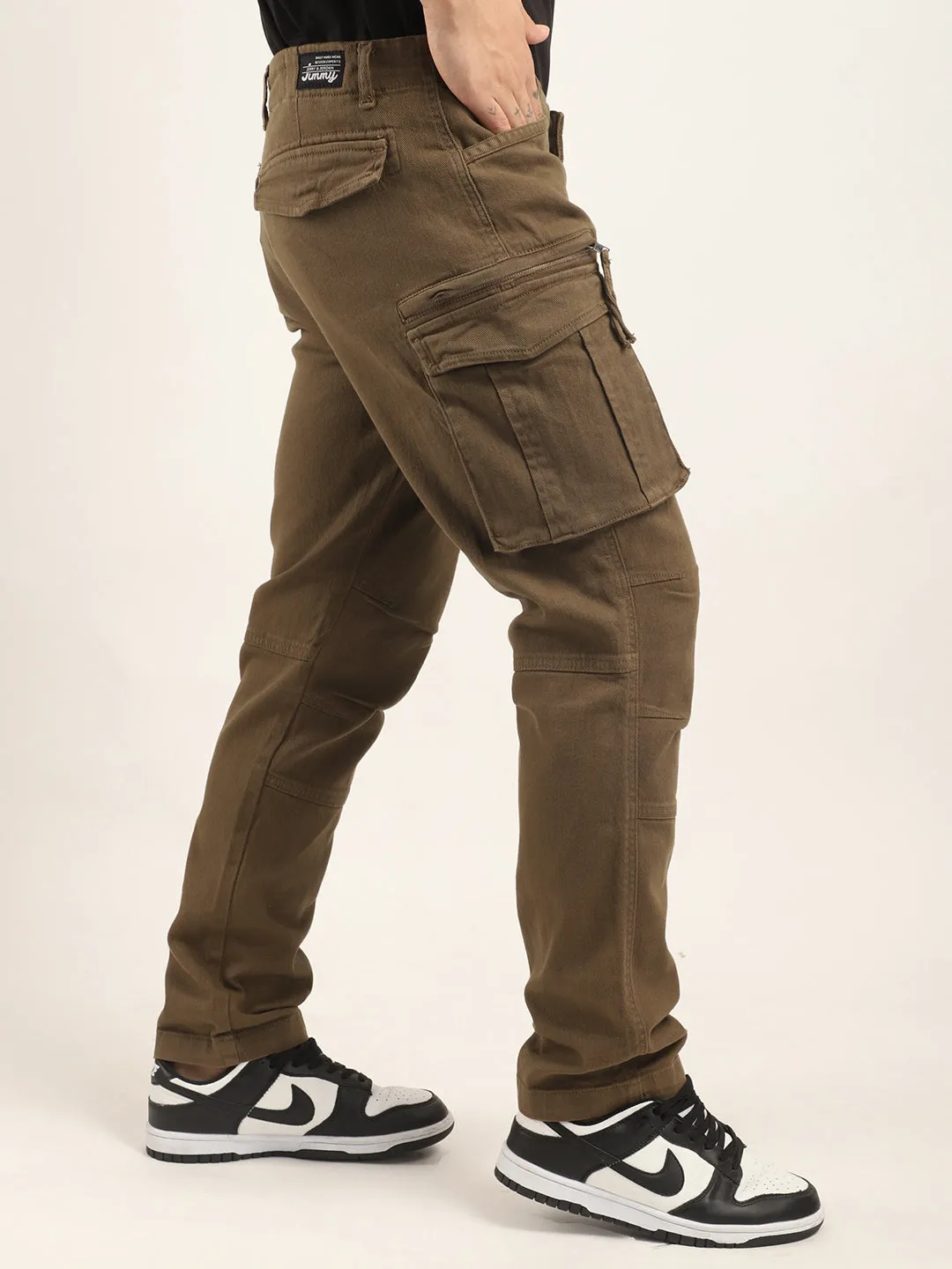 Glory Brown Denim Cargo