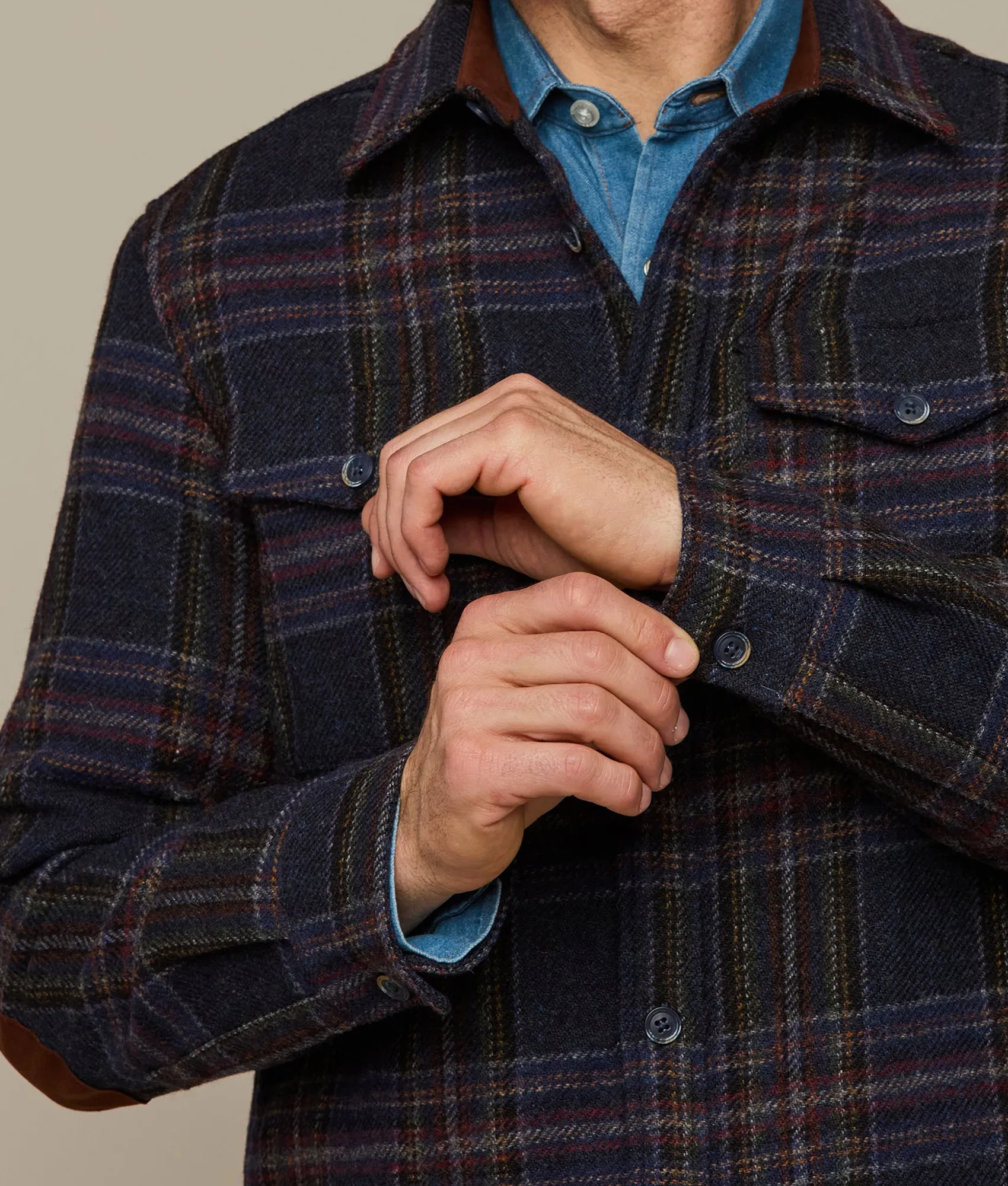 Gordy Chore Coat :: Blue Plaid