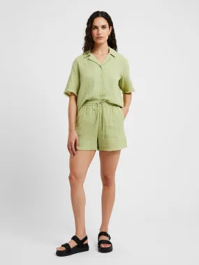 Great Plains Fray Edge Detail Shorts-Kiwi-J9WAA