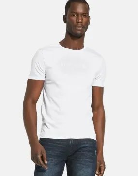 Guess Pima Logo White T-Shirt