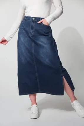 Haven - Dalton Denim Skirt - Indigo