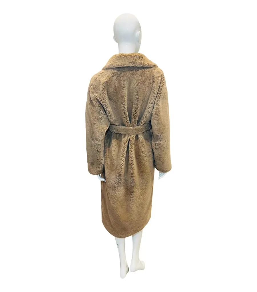 Herno Faux Fur Coat. Size 46IT