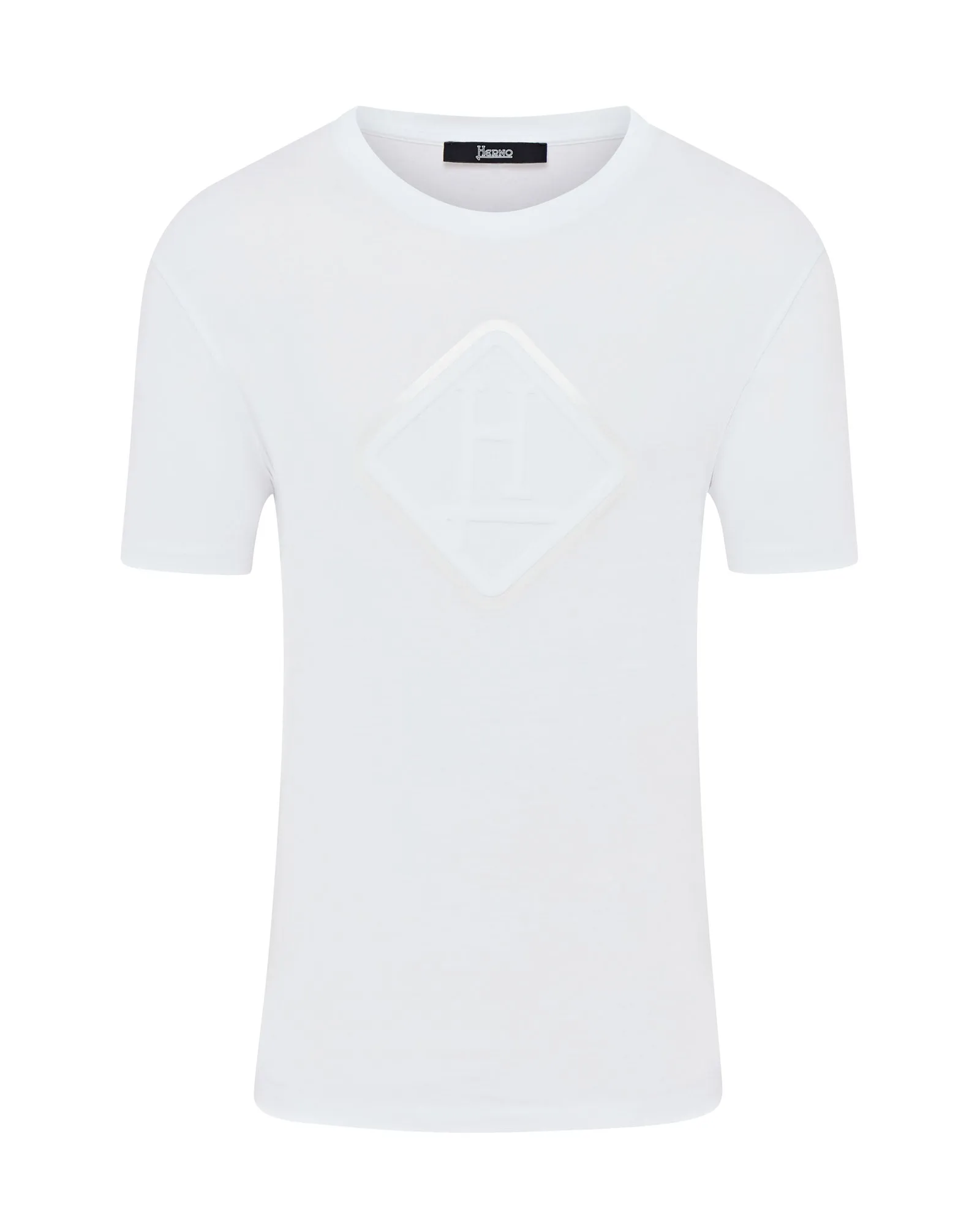 Herno H Logo Short Sleeve T-shirt (White)