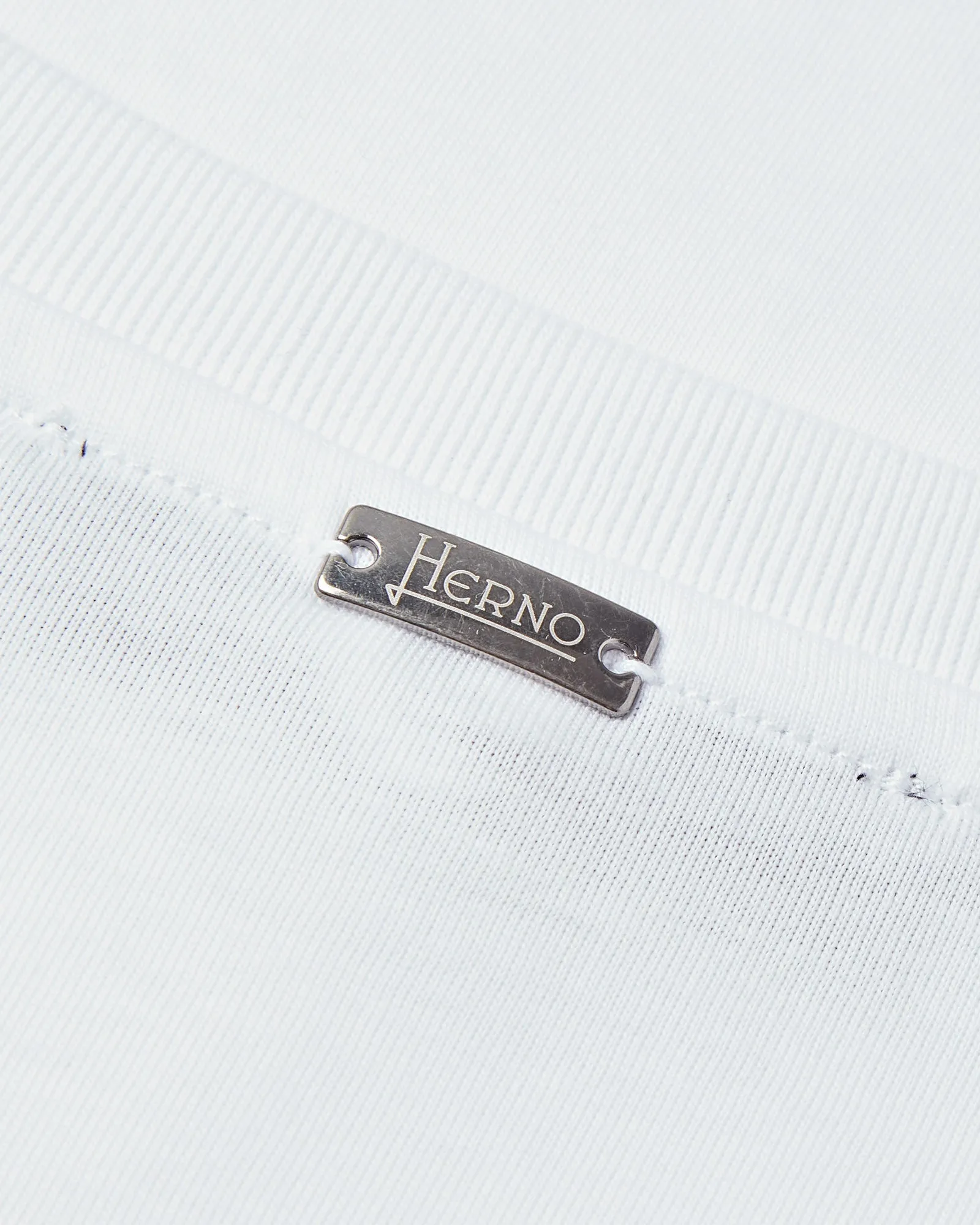 Herno H Logo Short Sleeve T-shirt (White)