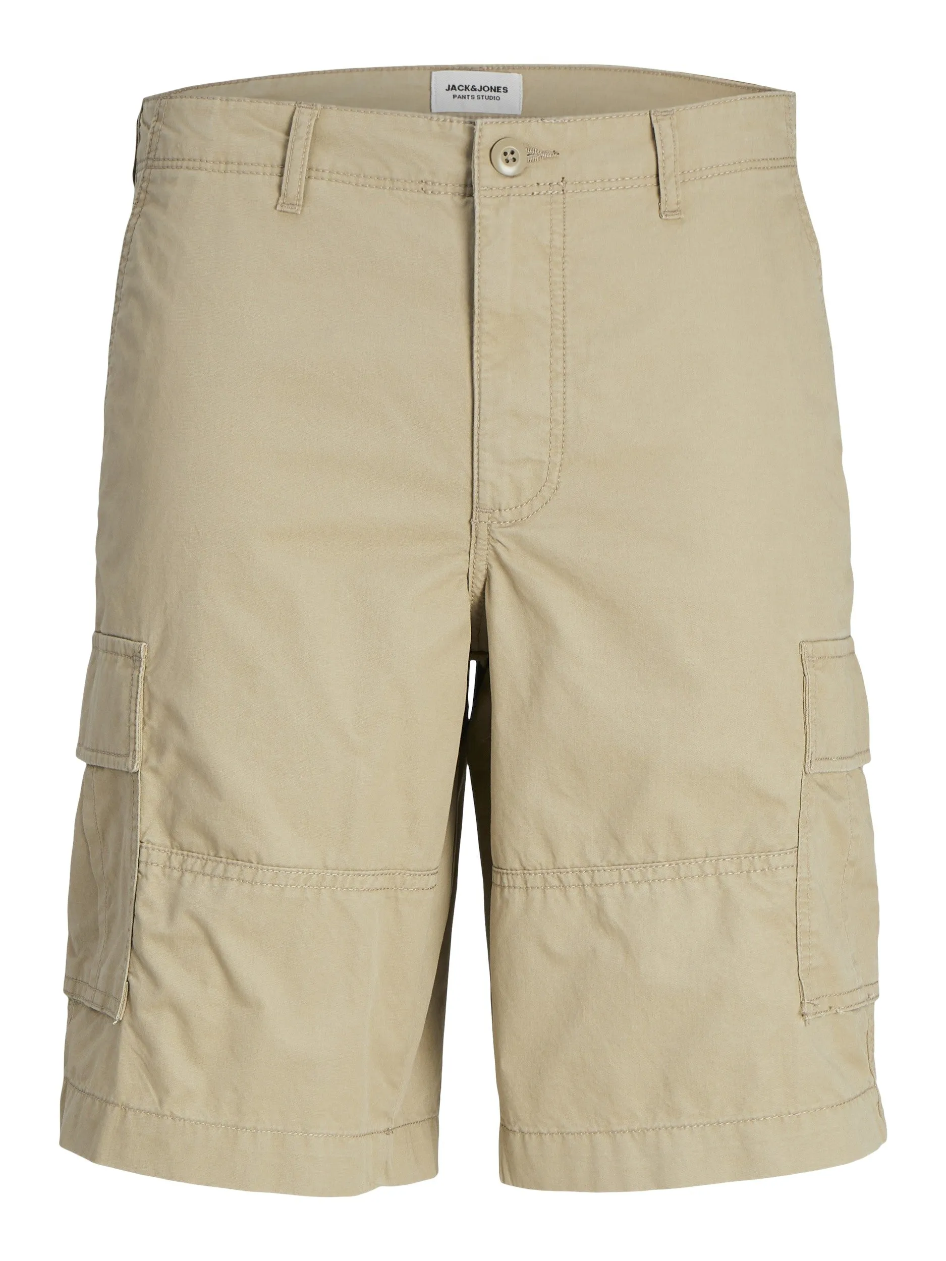 Jack & Jones Cole Relaxed Fit Cargo Shorts-CROCKERY