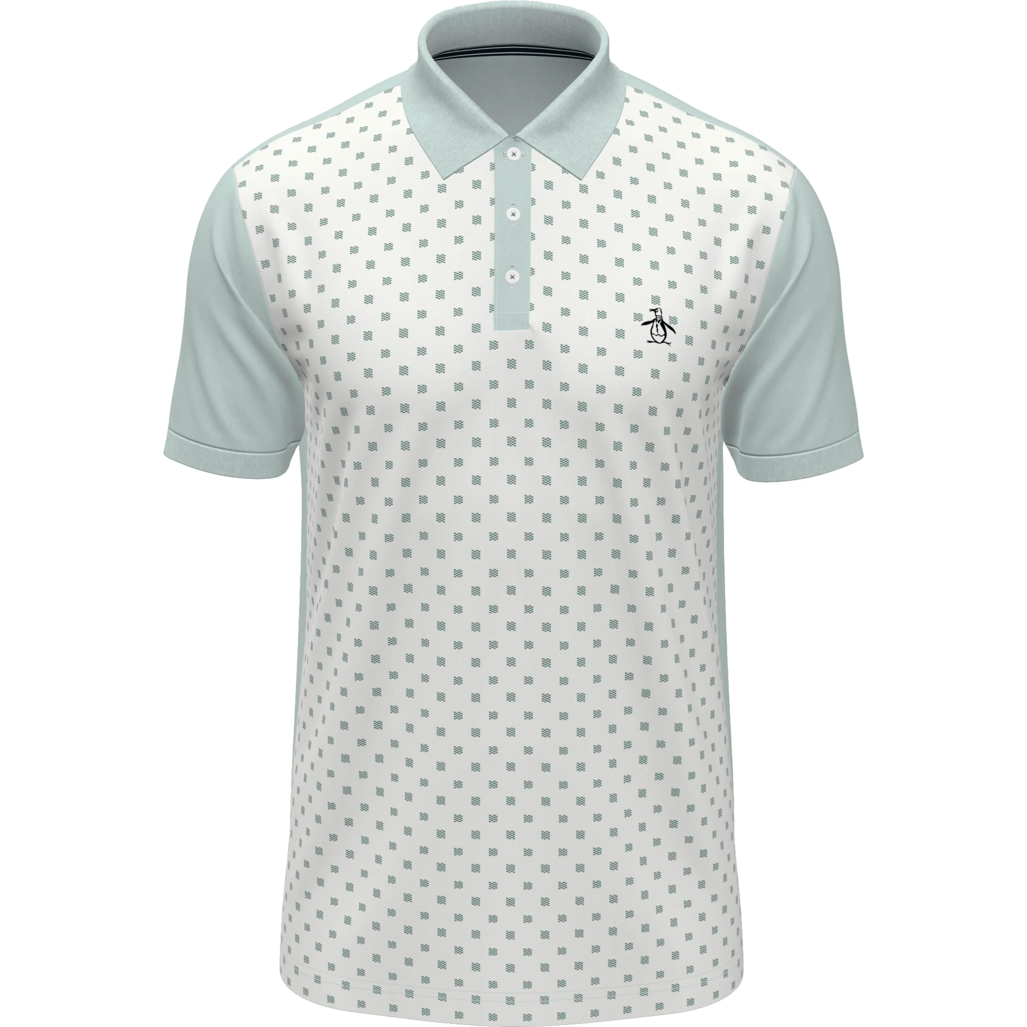 Jacquard Check Polo