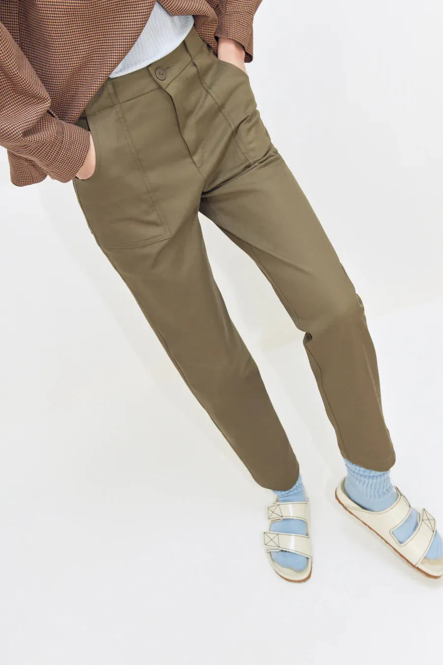 Joy Pant in Olive