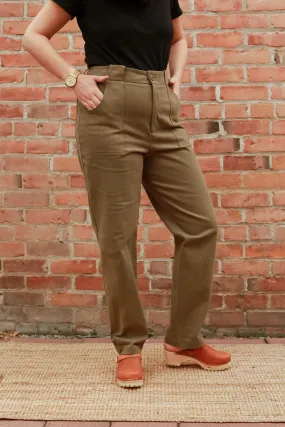 Joy Pant in Olive