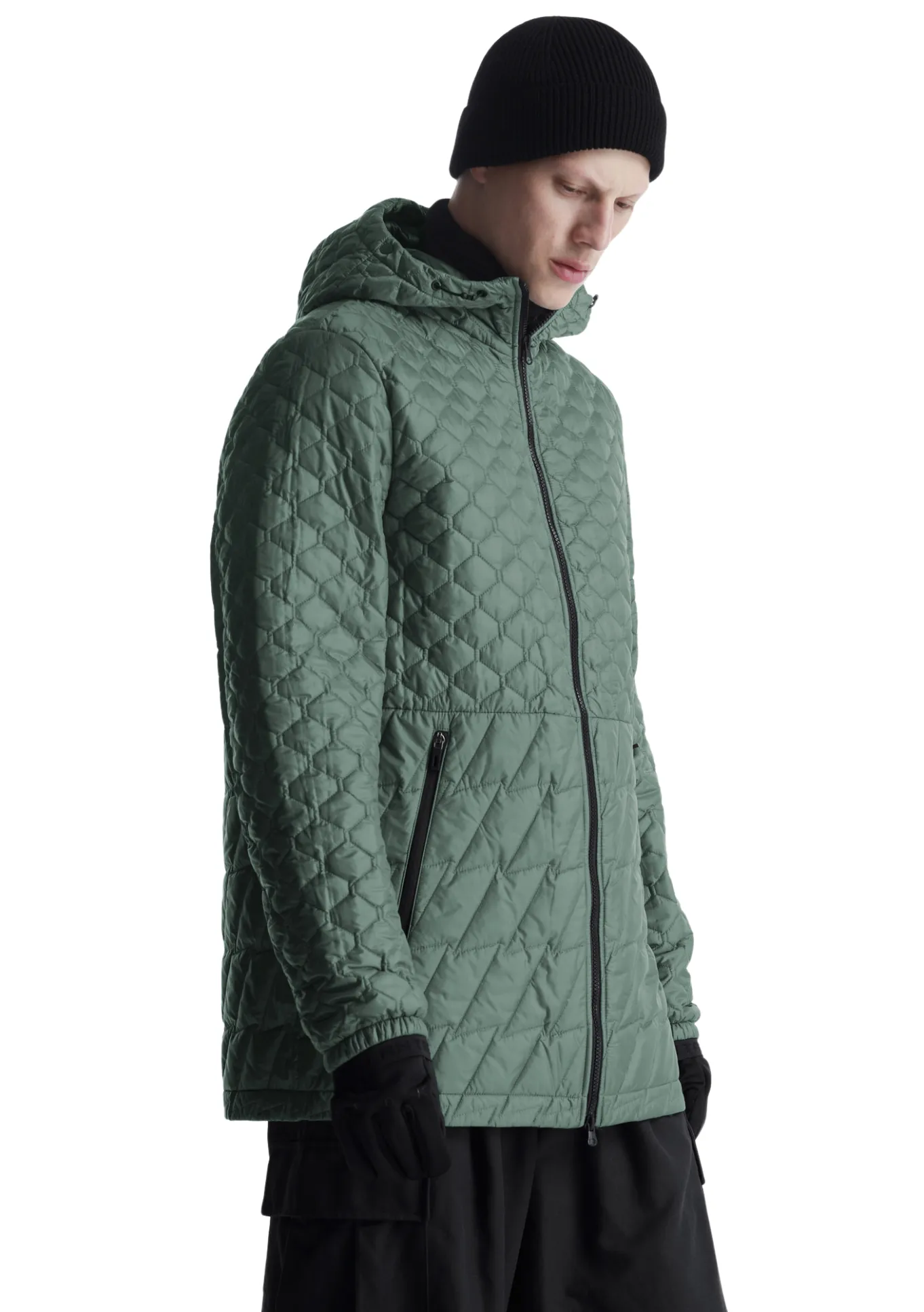 Krakatau 3 in 1 Waterproof Long Coat (Teal Green)