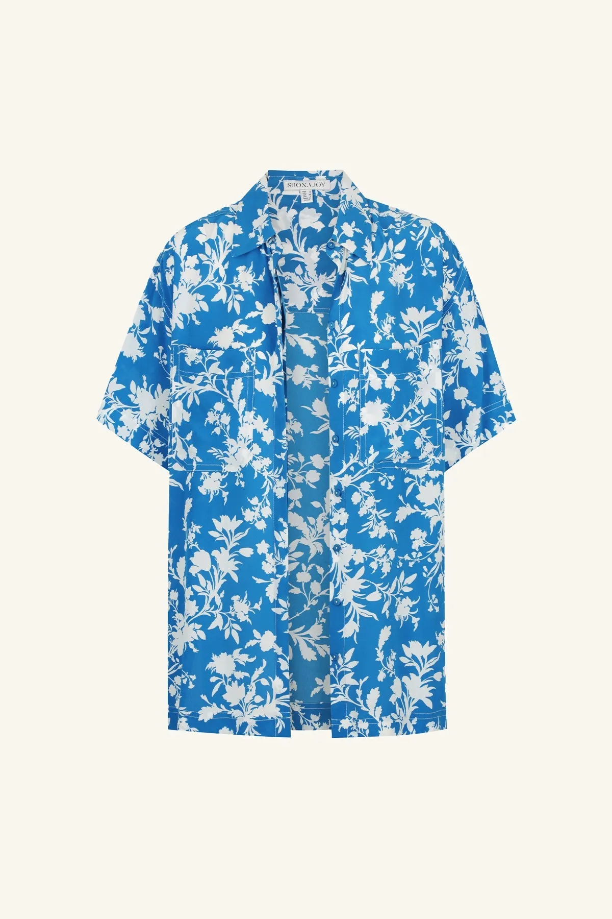 LAYSAN SILK SHORT SLEEVE RELAXED SHIRT