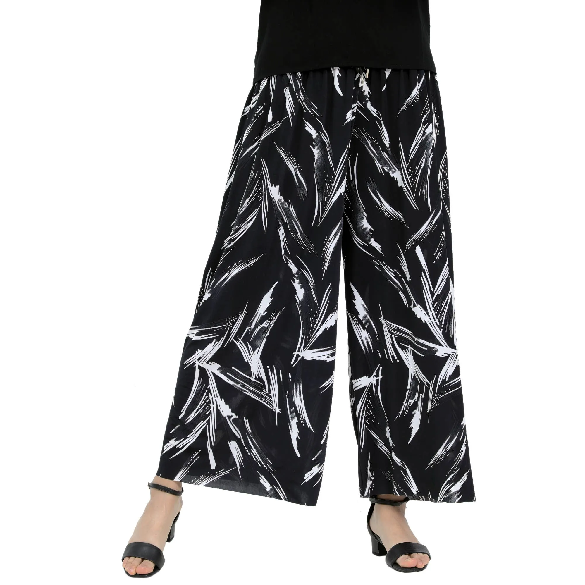 Leaf Palazzo Pants