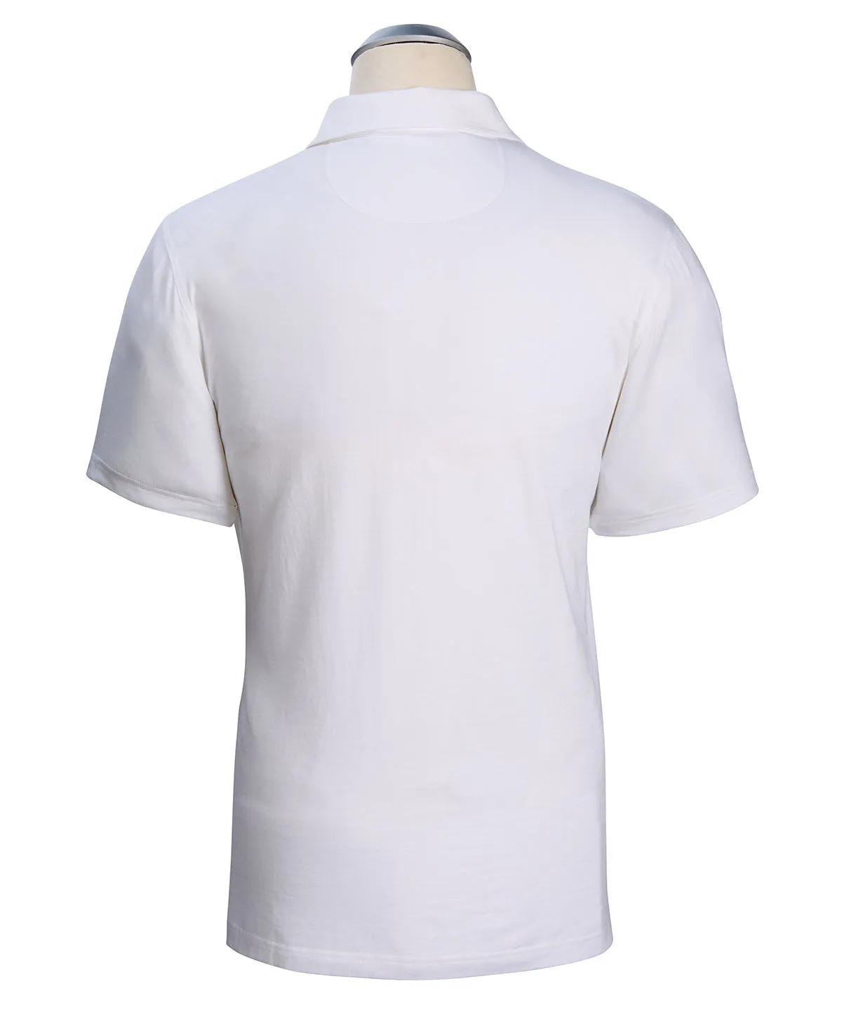 Liquid Stretch Cotton Short-Sleeve Polo Shirt