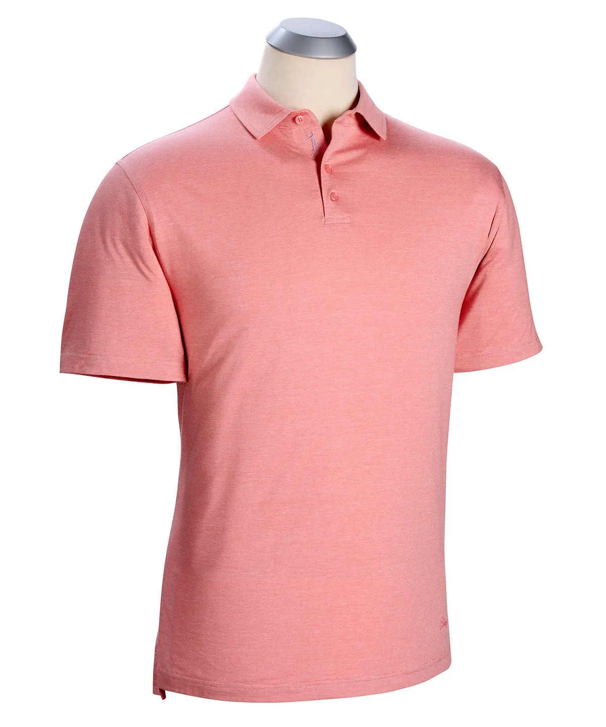 Liquid Stretch Cotton Short-Sleeve Polo Shirt