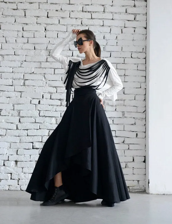 Long Asymmetrical Skirt