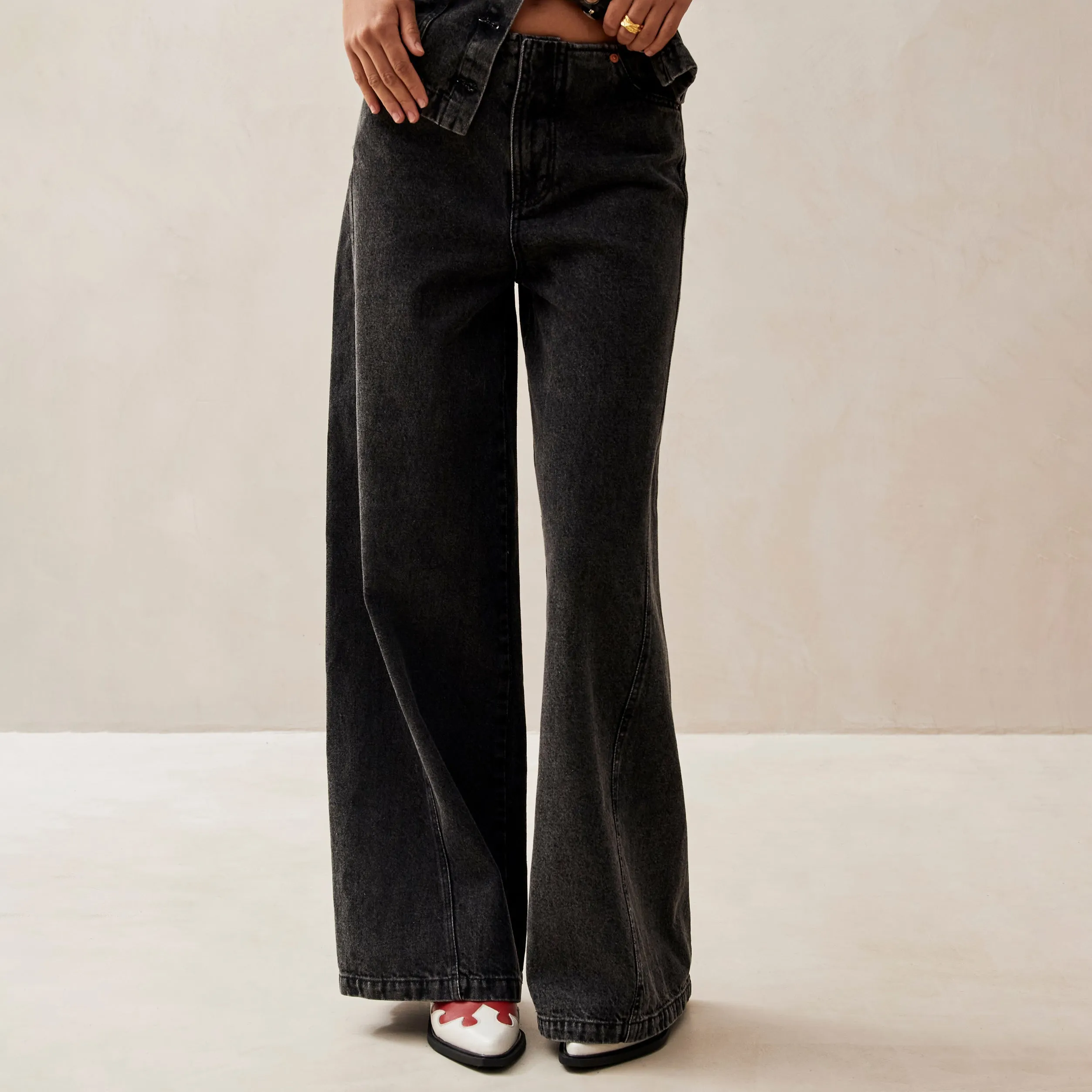 Magda Black Denim Pants