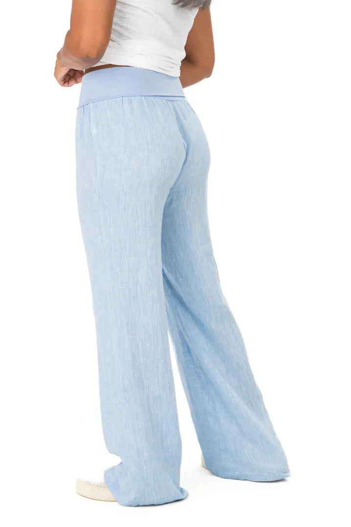 Marigot Roll Down Pant - Blue Chambray