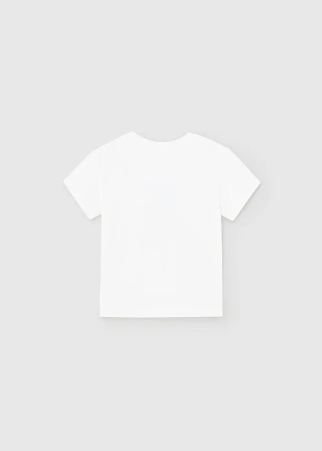 Mayoral 1026 039 - White Short Sleeve T-Shirt