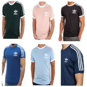 Mens Adidas Originals California Retro Essentials Crew Neck Short Sleeve T-Shirt