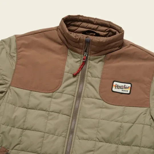 Howler Bros Merlin Mens Jacket in Mountain Green and Teak Color