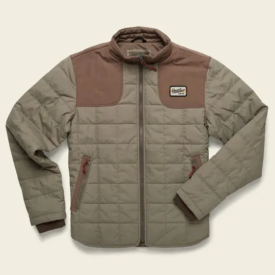 Howler Bros Merlin Mens Jacket in Mountain Green and Teak Color