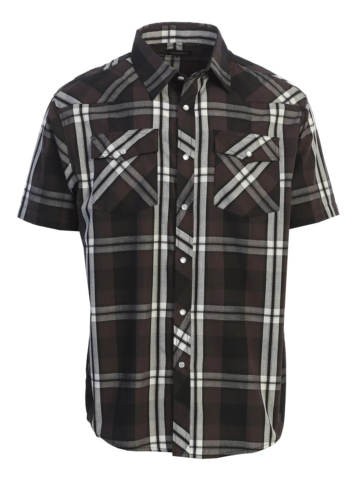 Men's Plaid Western Shirt, XXL