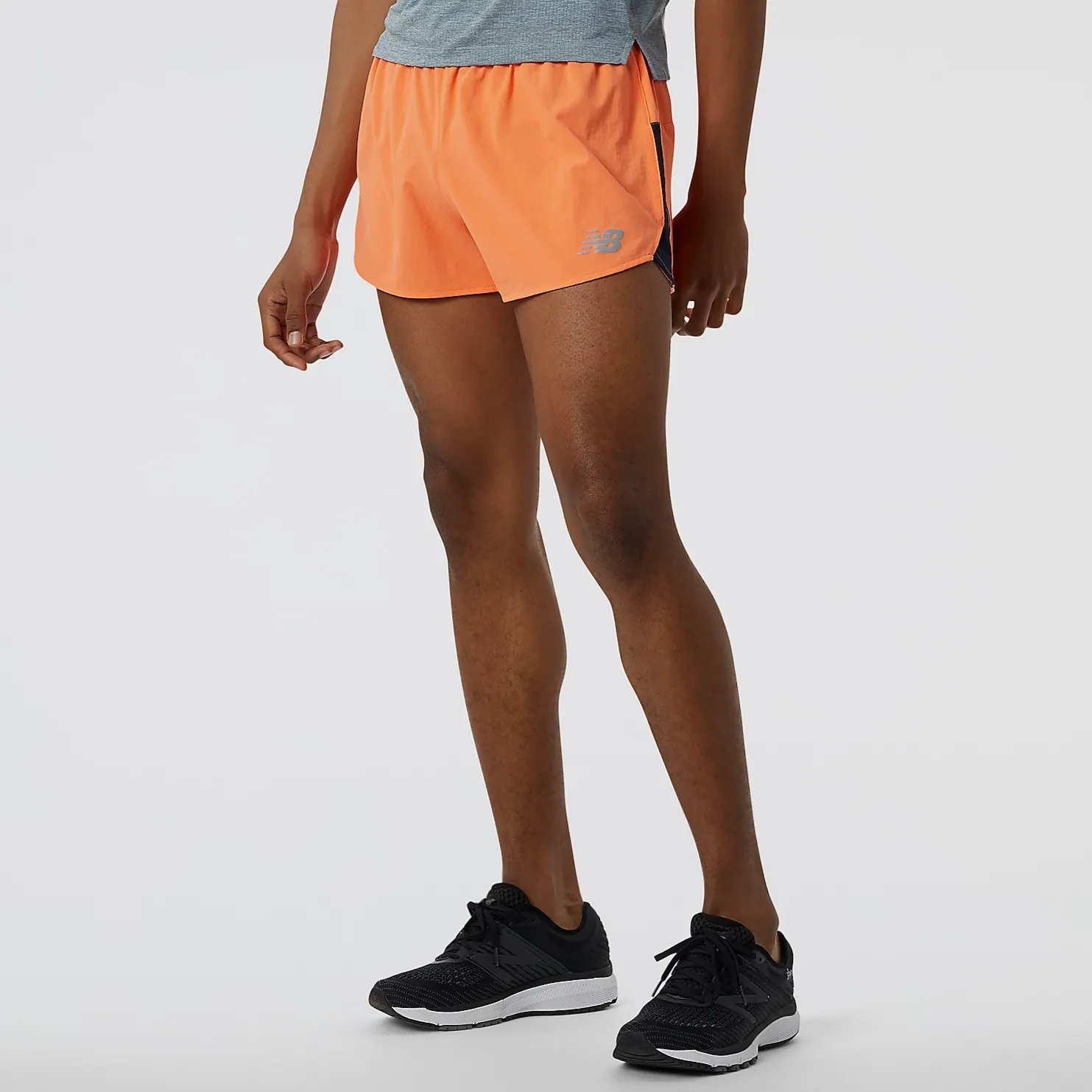 New Balance Mens Performance Impact Run 3 Split Running Shorts