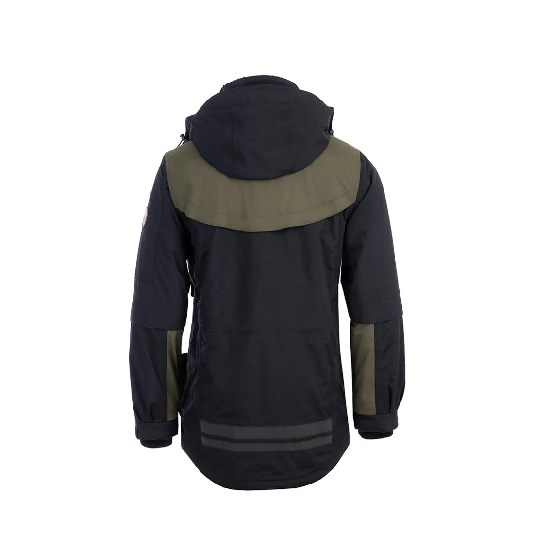 Original Ladies Waterproof Winter Jacket in Black/Olive - Ideal for All-Weather Protection