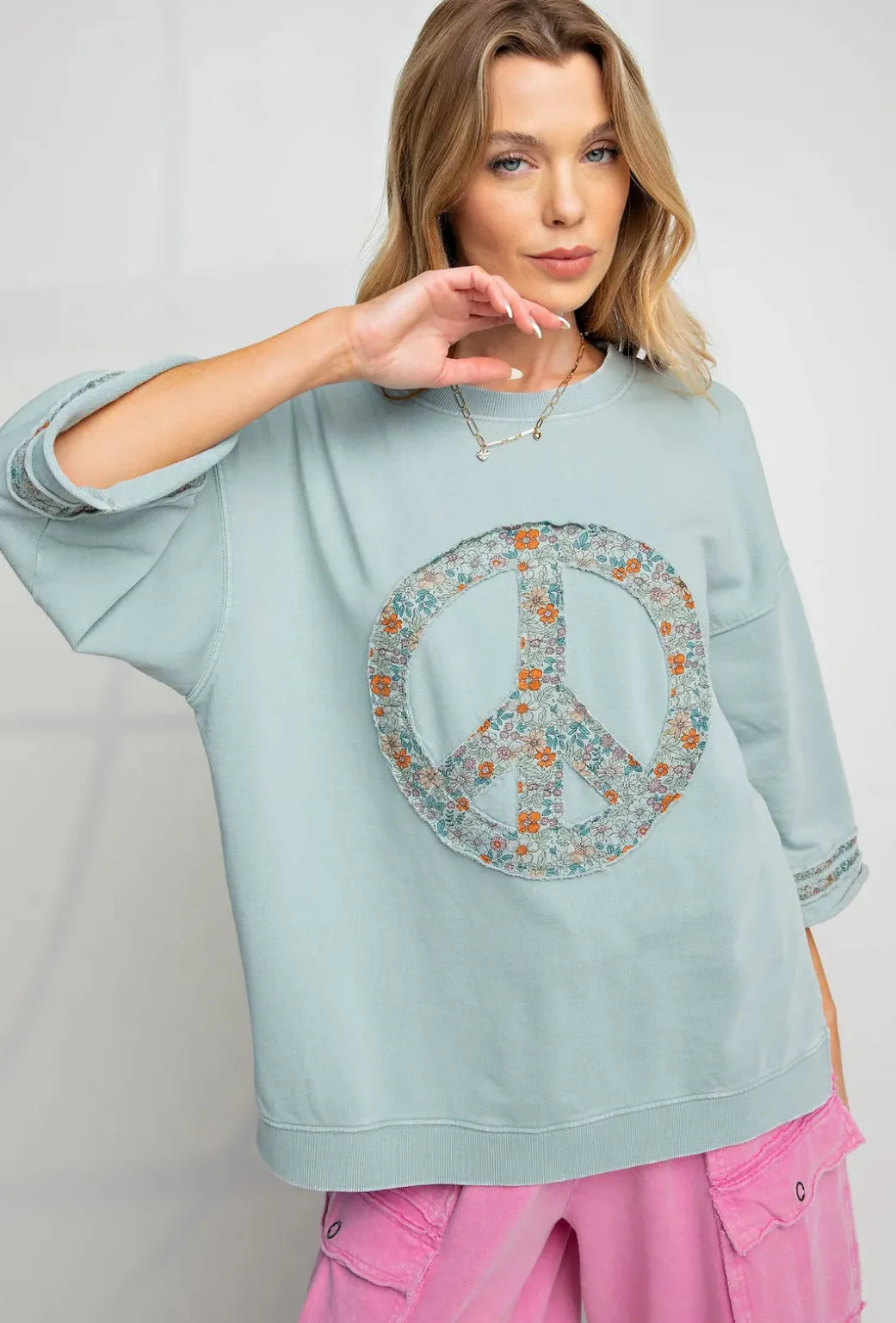 Peace Sign Pullover