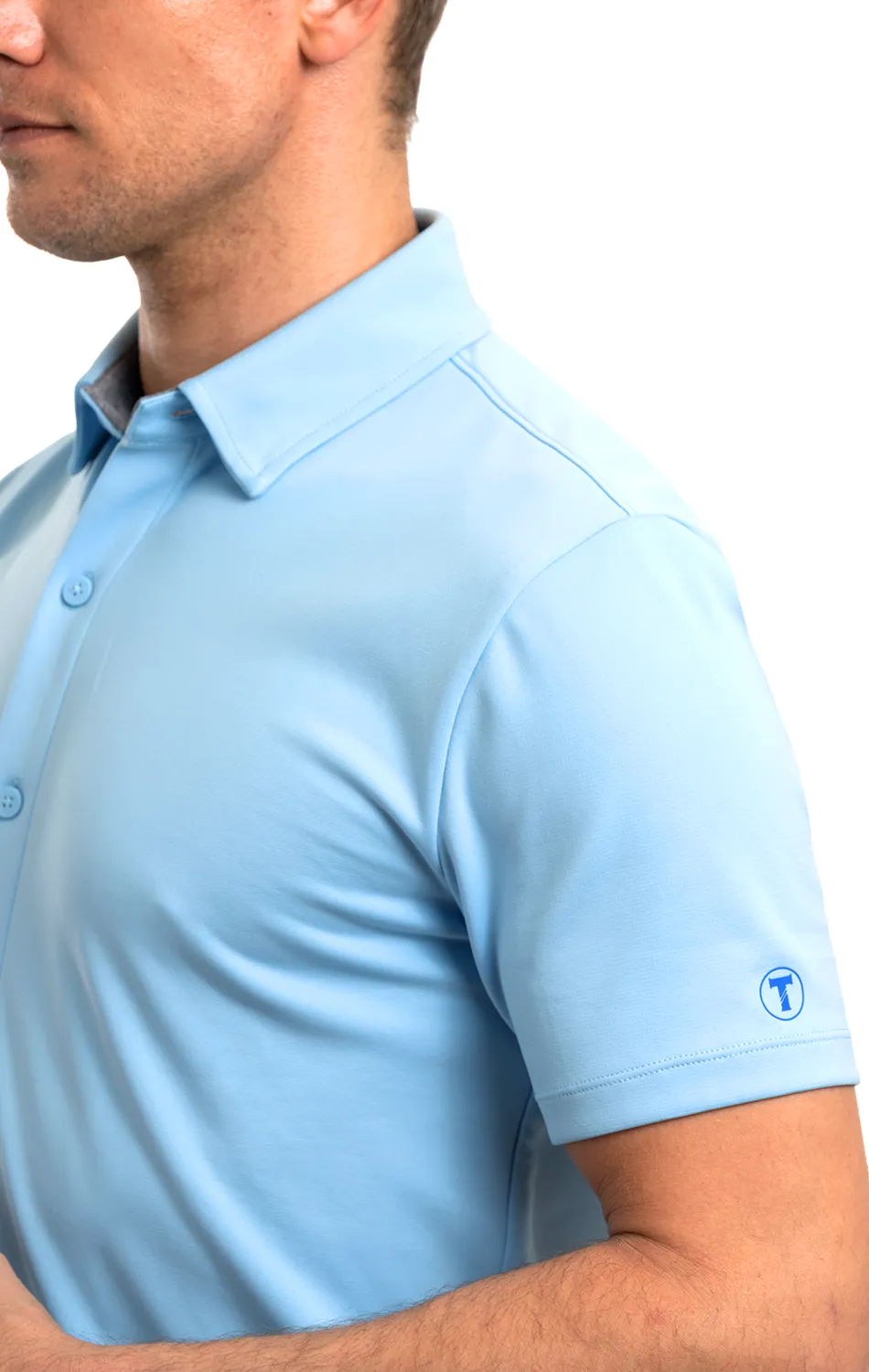 Performance Short Sleeve Button Down Polo