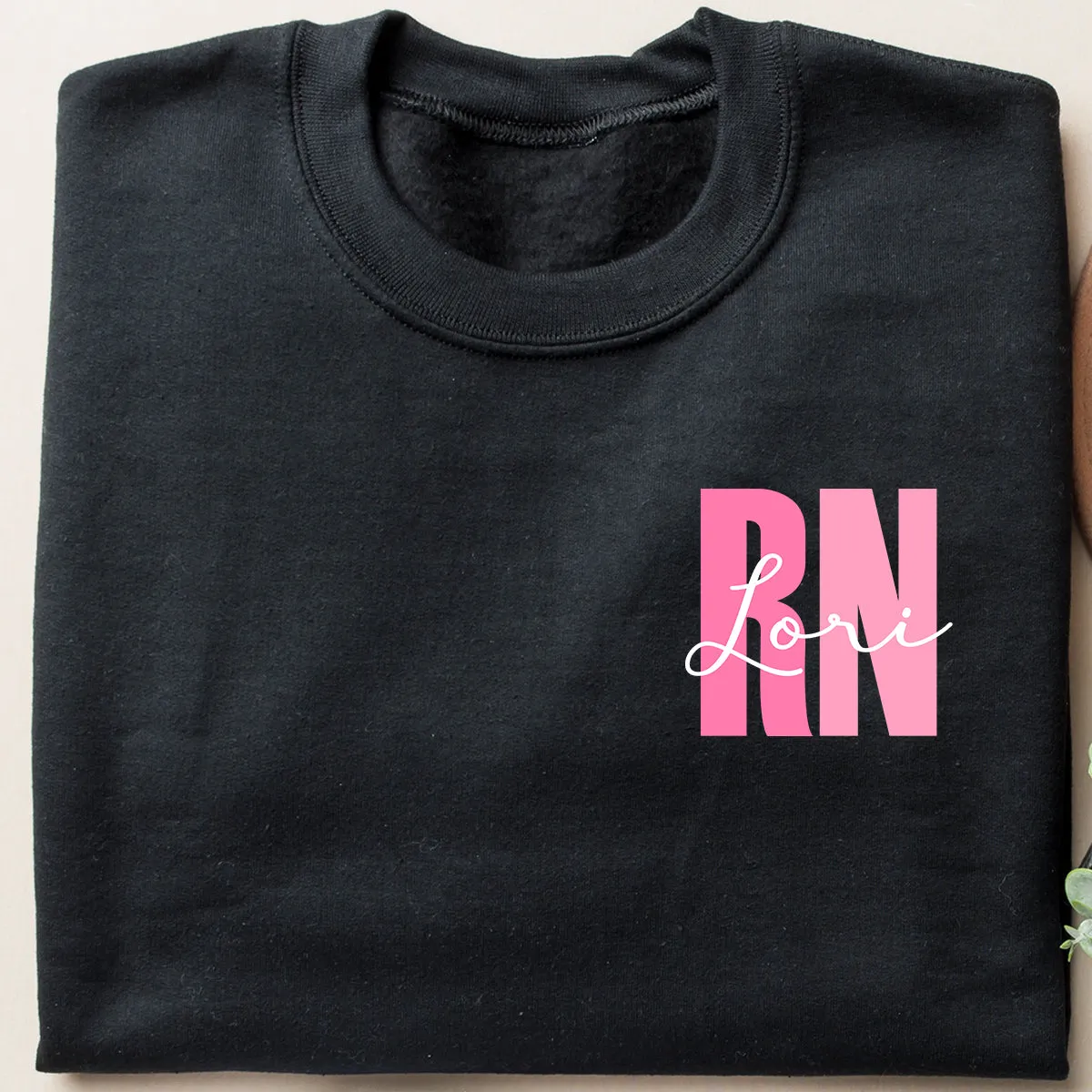 Personalized Sweatshirt | Blue or Pink Certifications