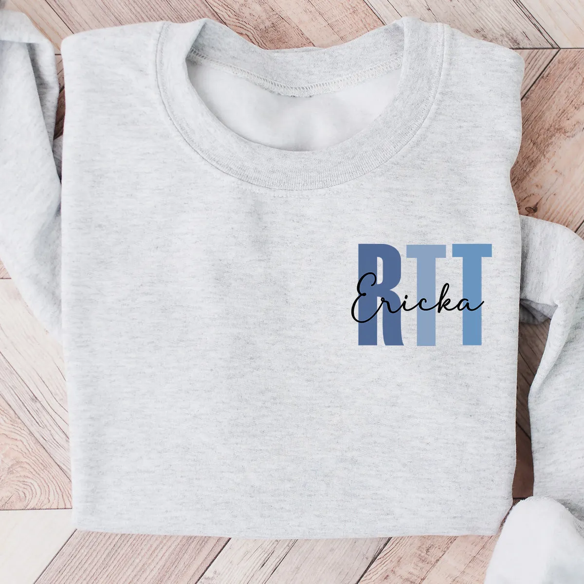 Personalized Sweatshirt | Blue or Pink Certifications