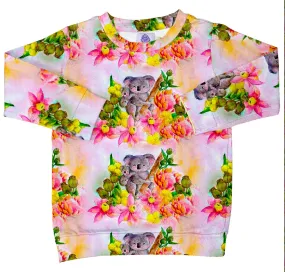 PREORDER Floral Koalas Women's Jumper (Ships w/c 16th Sept)