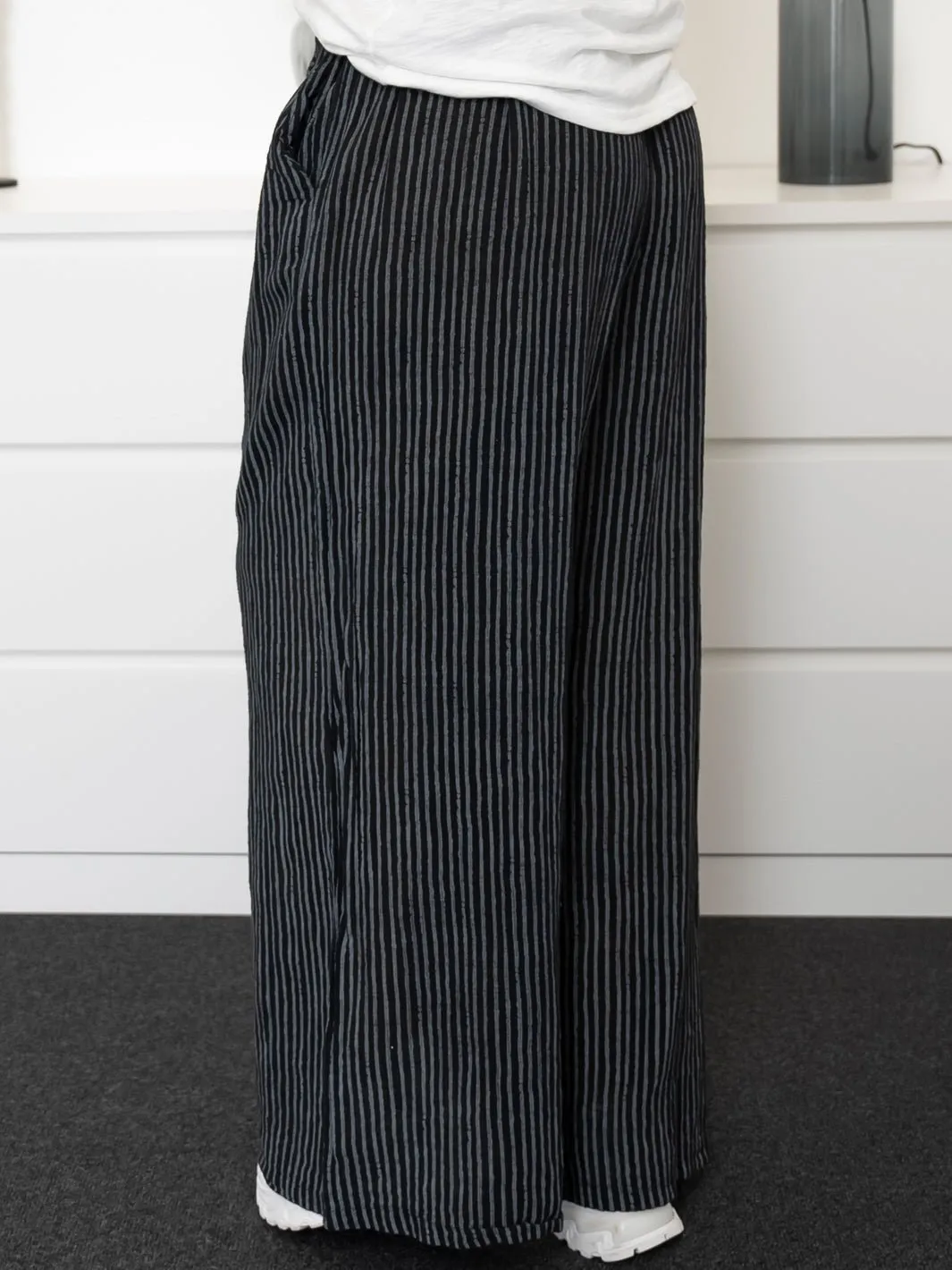 Quinn pants stripe black