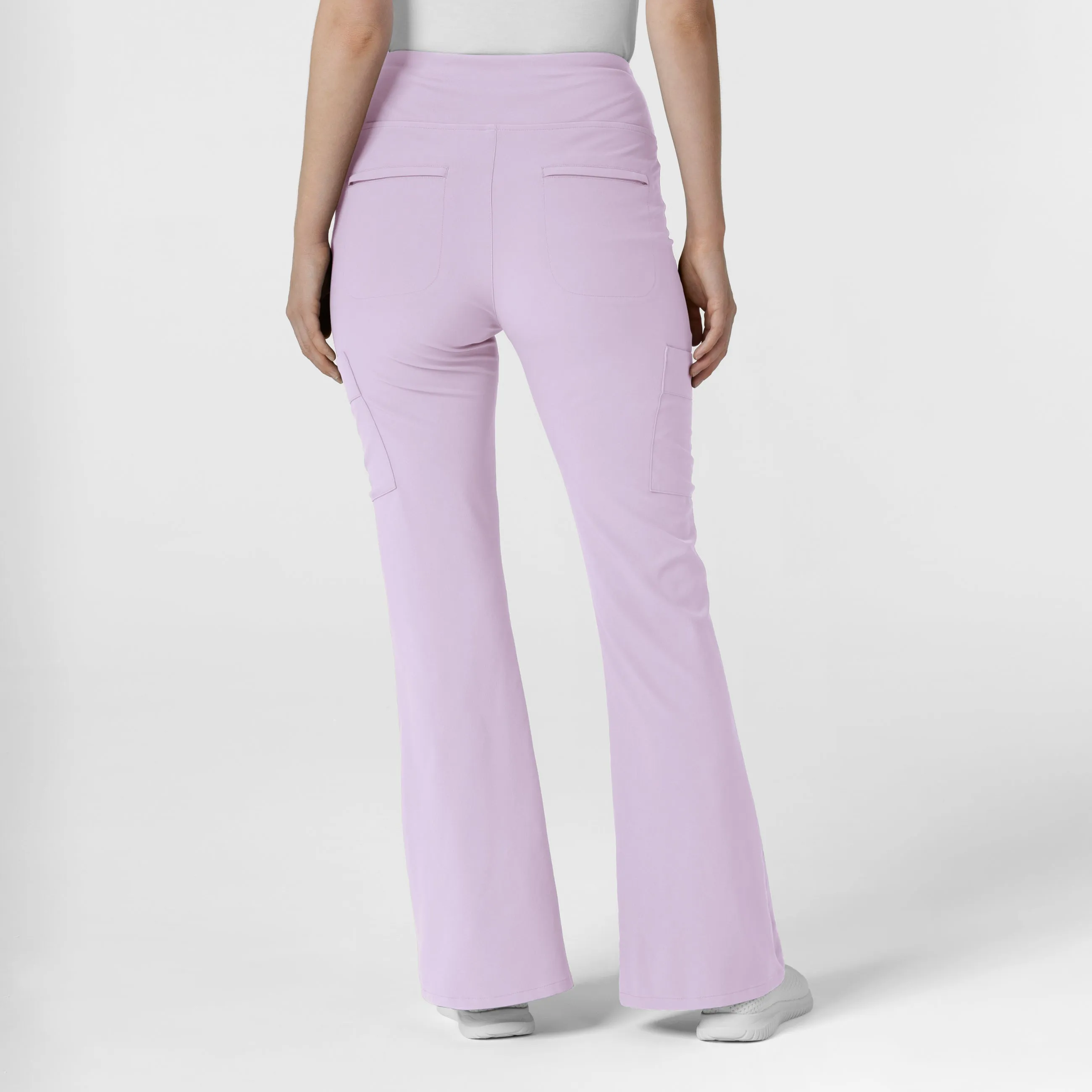 RENEW Women's Cargo Flare Scrub Pant - Pastel Lilac