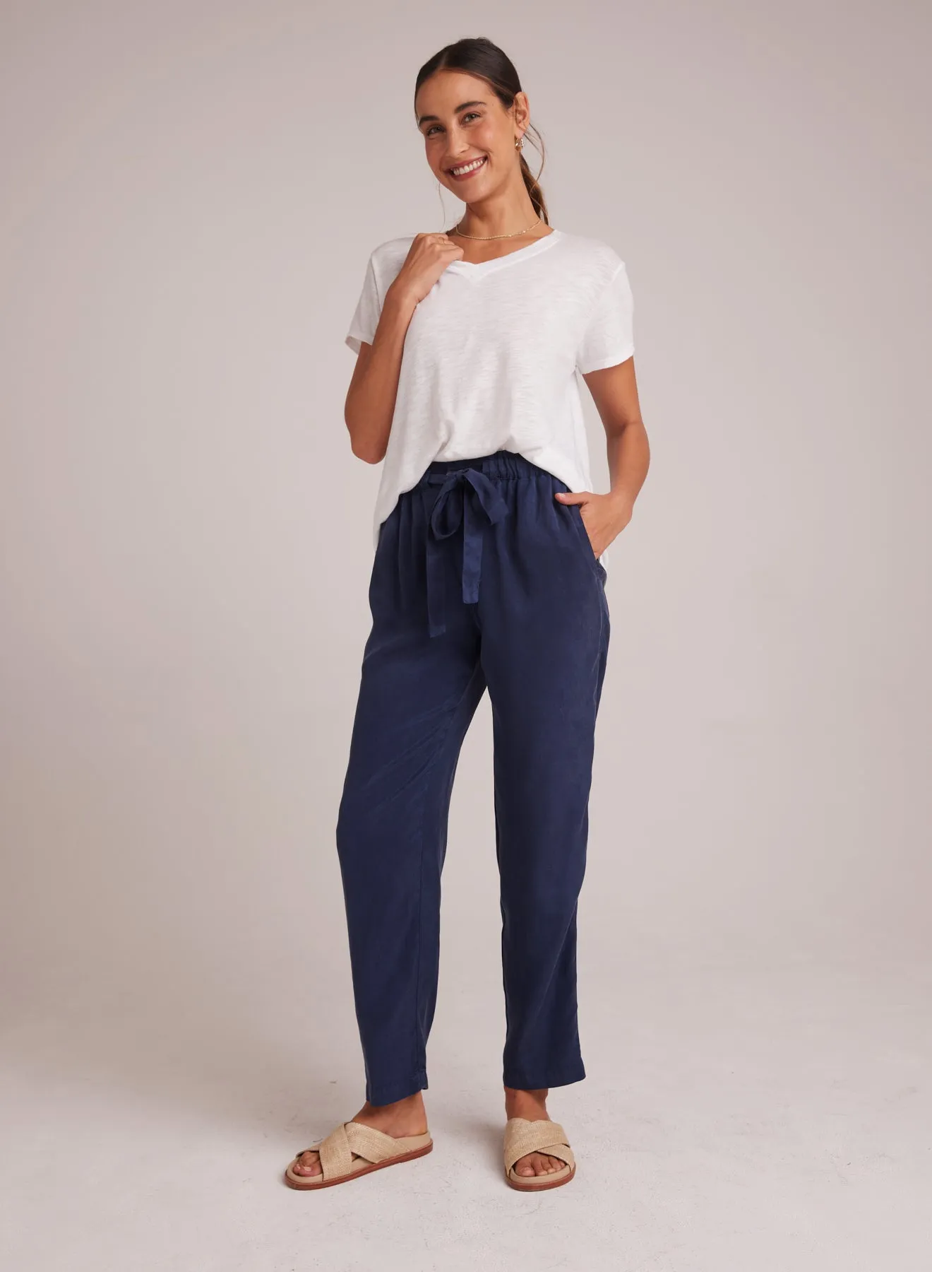 Rose Easy Trouser - Brazilian Navy