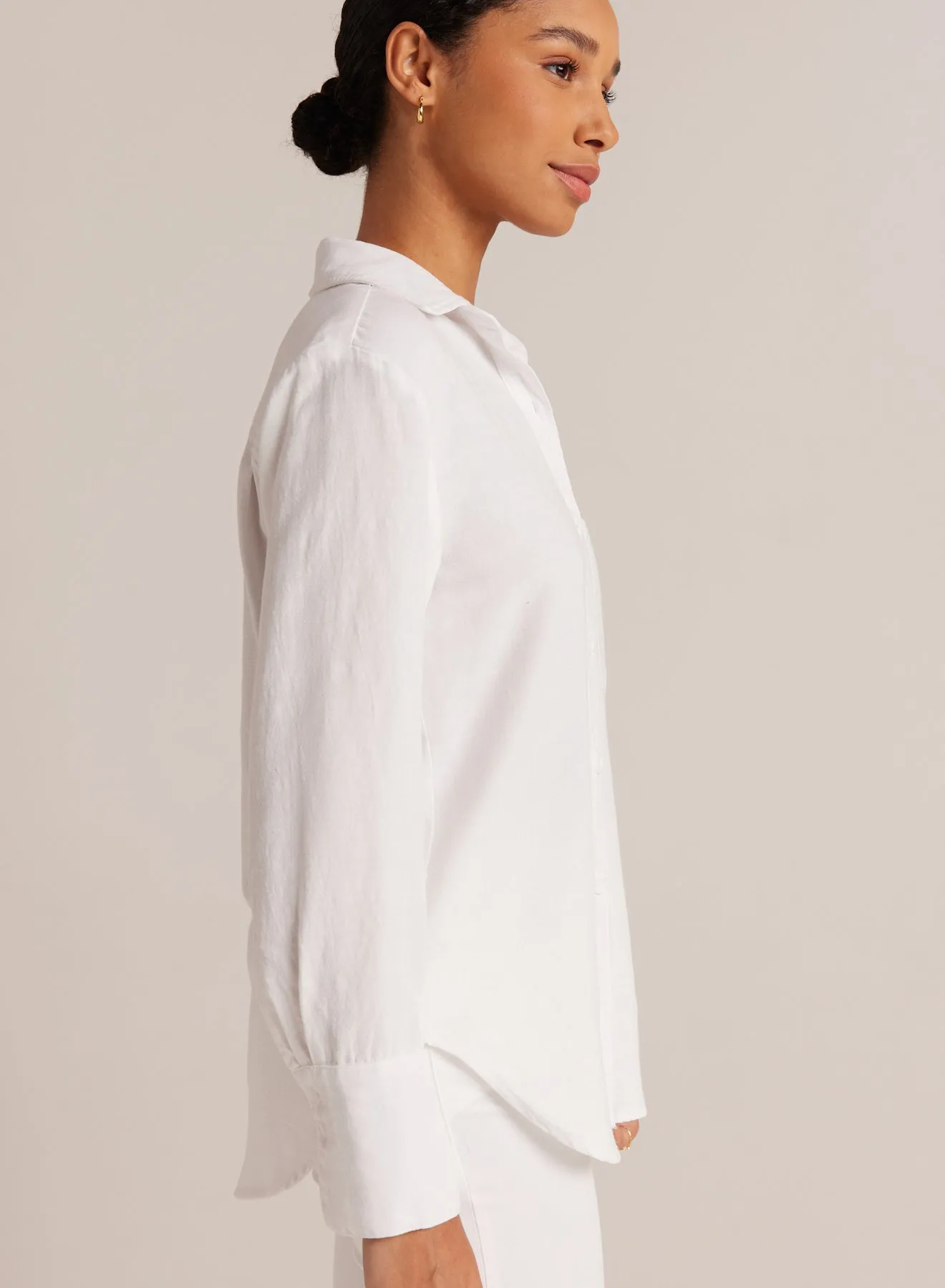 Single Pocket Shirt - White