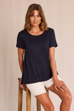 Swing Tee in Navy