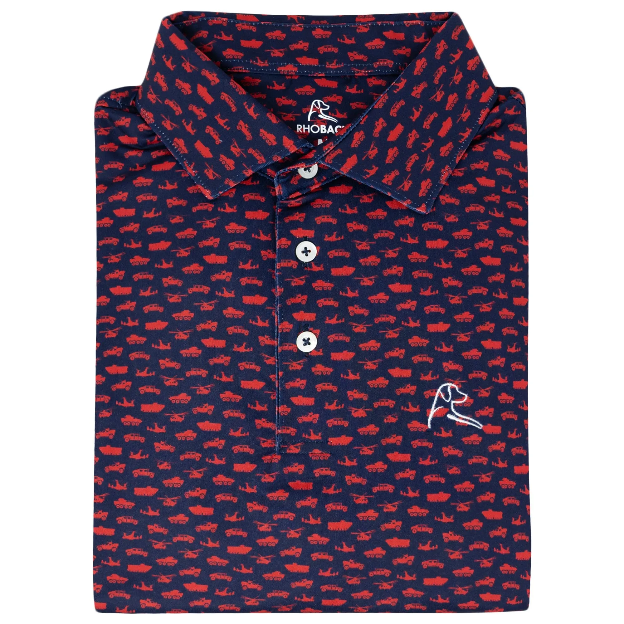 The Fire Team | Performance Polo | The Fire Team - Evening Navy - USA