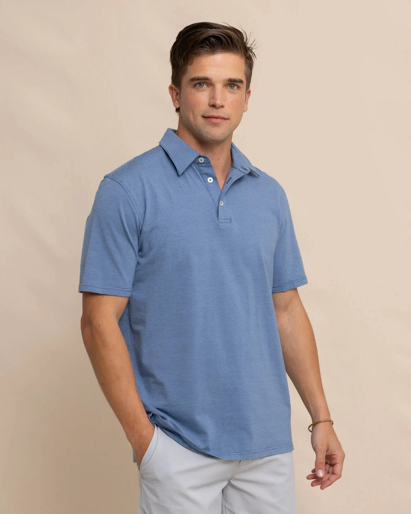 The Seaport Davenport Stripe Polo - Sale