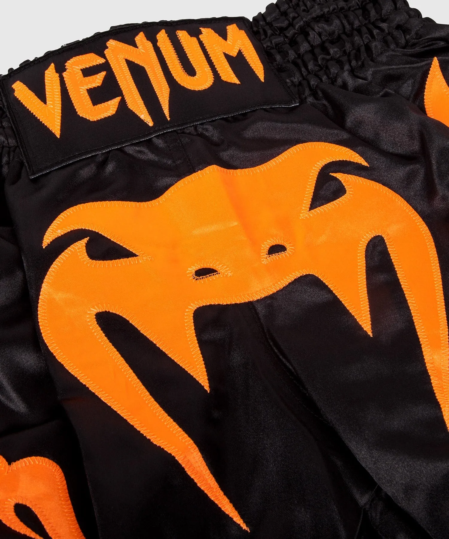 Venum Bangkok Inferno Muay Thai Shorts - Black/Neo Orange