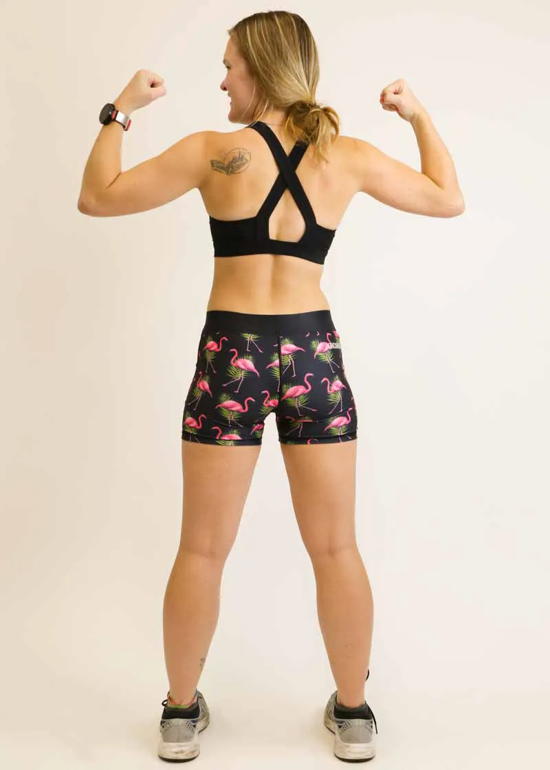 Women's Flamingo 3" Compression Shorts